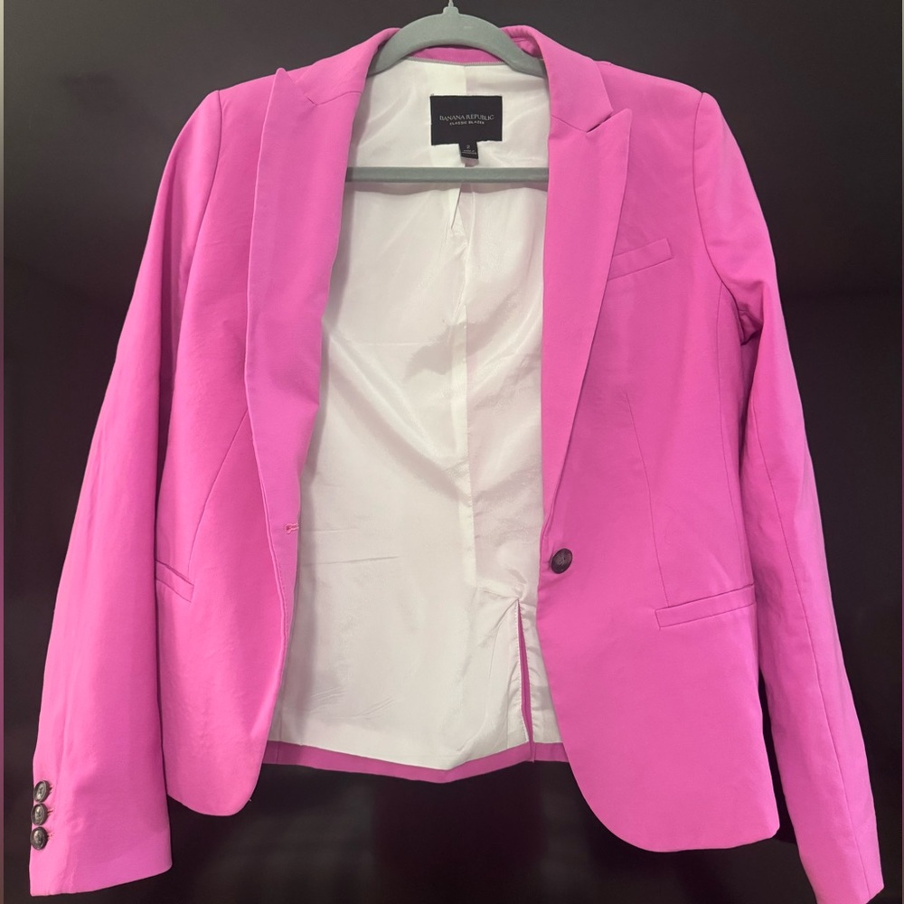 Banana Republic Women's Pink Blazer